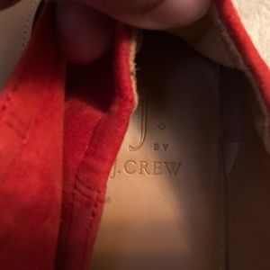 Red J. Crew Pumps Sz 9